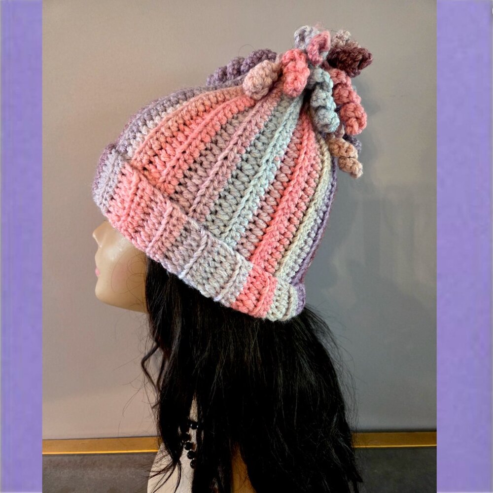 Crochet Spiral Beanie